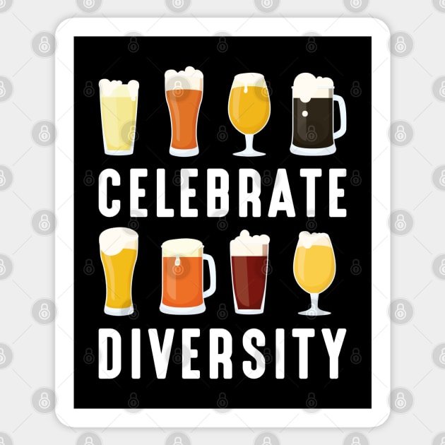 Celebrate Diversity Sticker by LuckyFoxDesigns